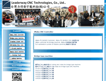 Tablet Screenshot of leaderwaycnc.com.tw